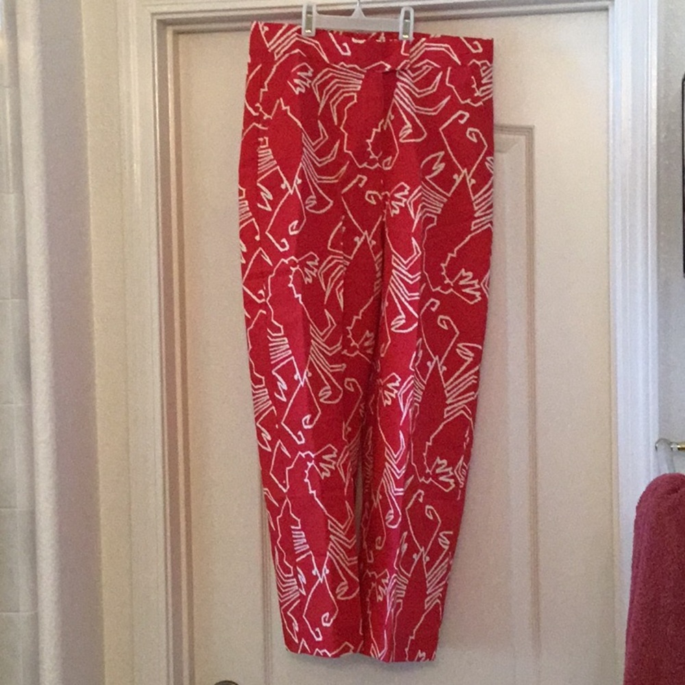 Tyler Boe lobster Capri pants NWT